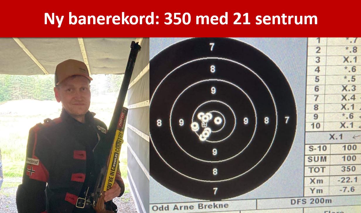 Vinner klasse 3-5 og ny banerekord; Odd Arne Brekne