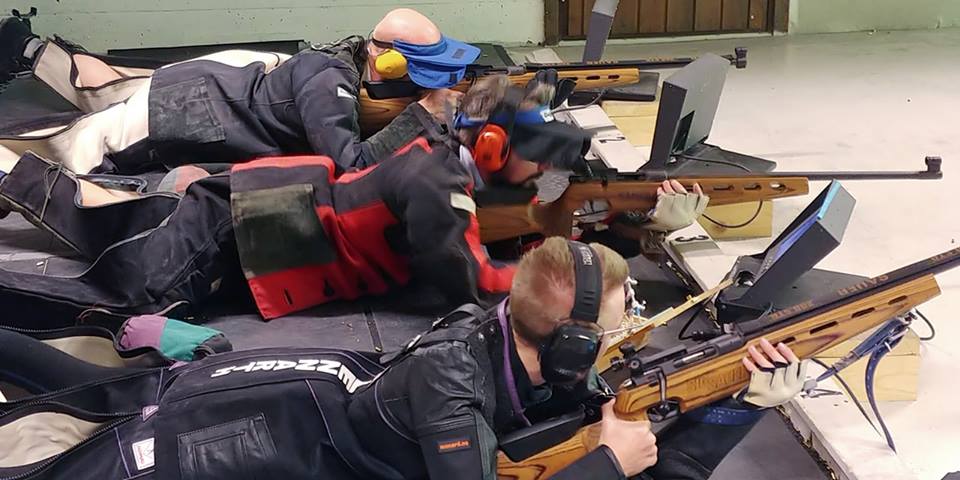 Ingar Brænden, Haakon Olsen og vinner Lennarth Olsen nærmest.