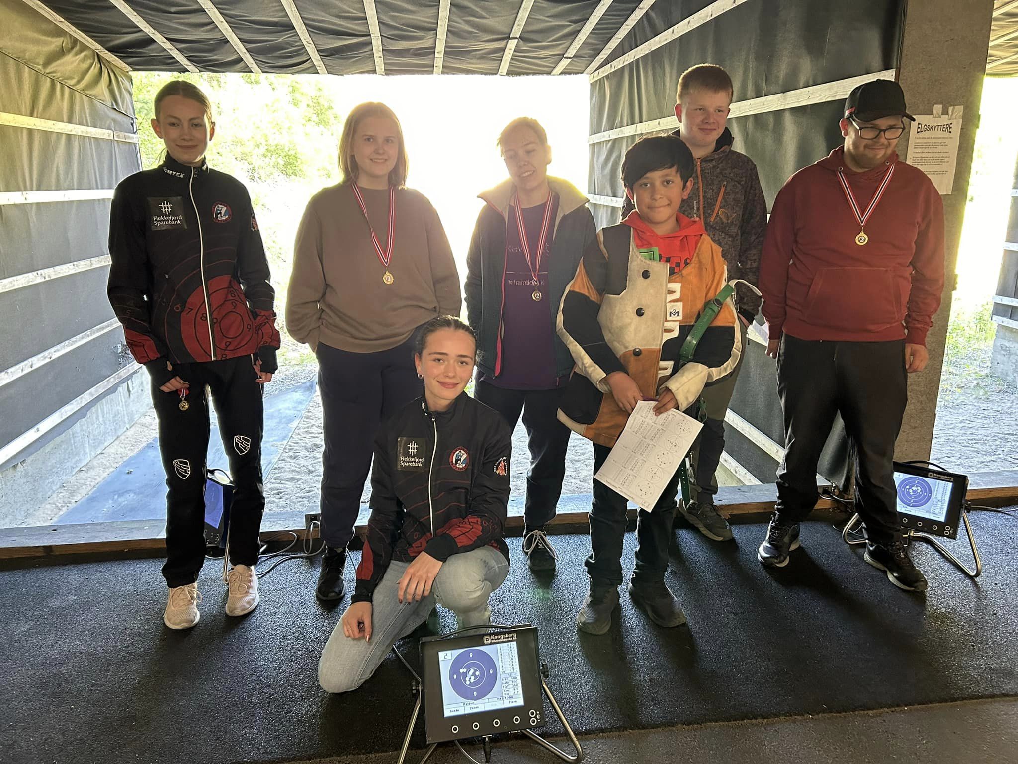 Mye god skyting på 100m og Reidun skjøt 350 poeng i klasse Junior