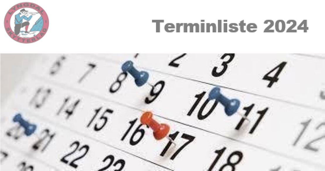 Terminliste 2024