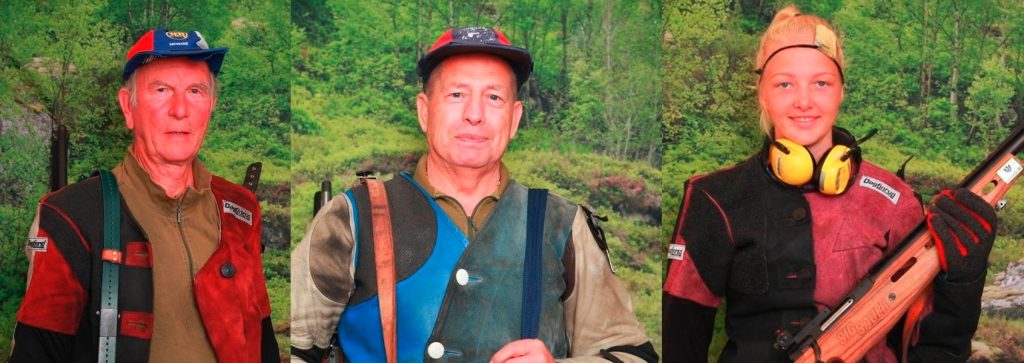 Klassevinnere på innendørsstevner i uke 45 - Torjus (V73), Harald (V65) og Avlide (J)