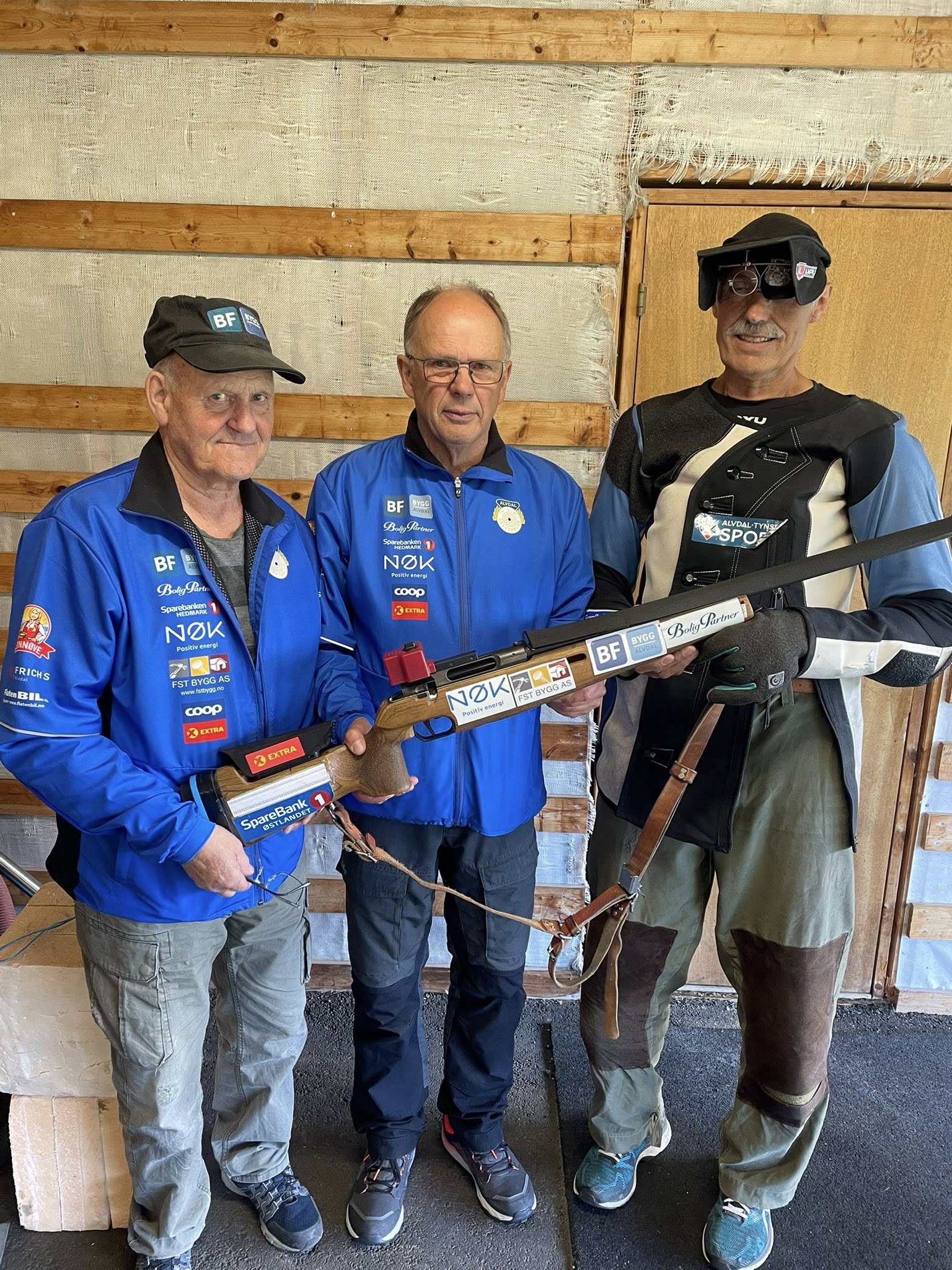 Vinnere lagskyting 100m