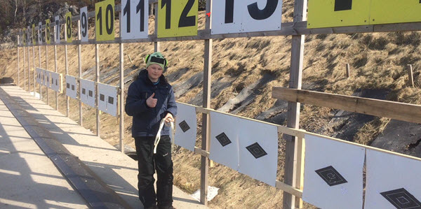 Lapping blinker finfelt Lapping av blinker på finfelten