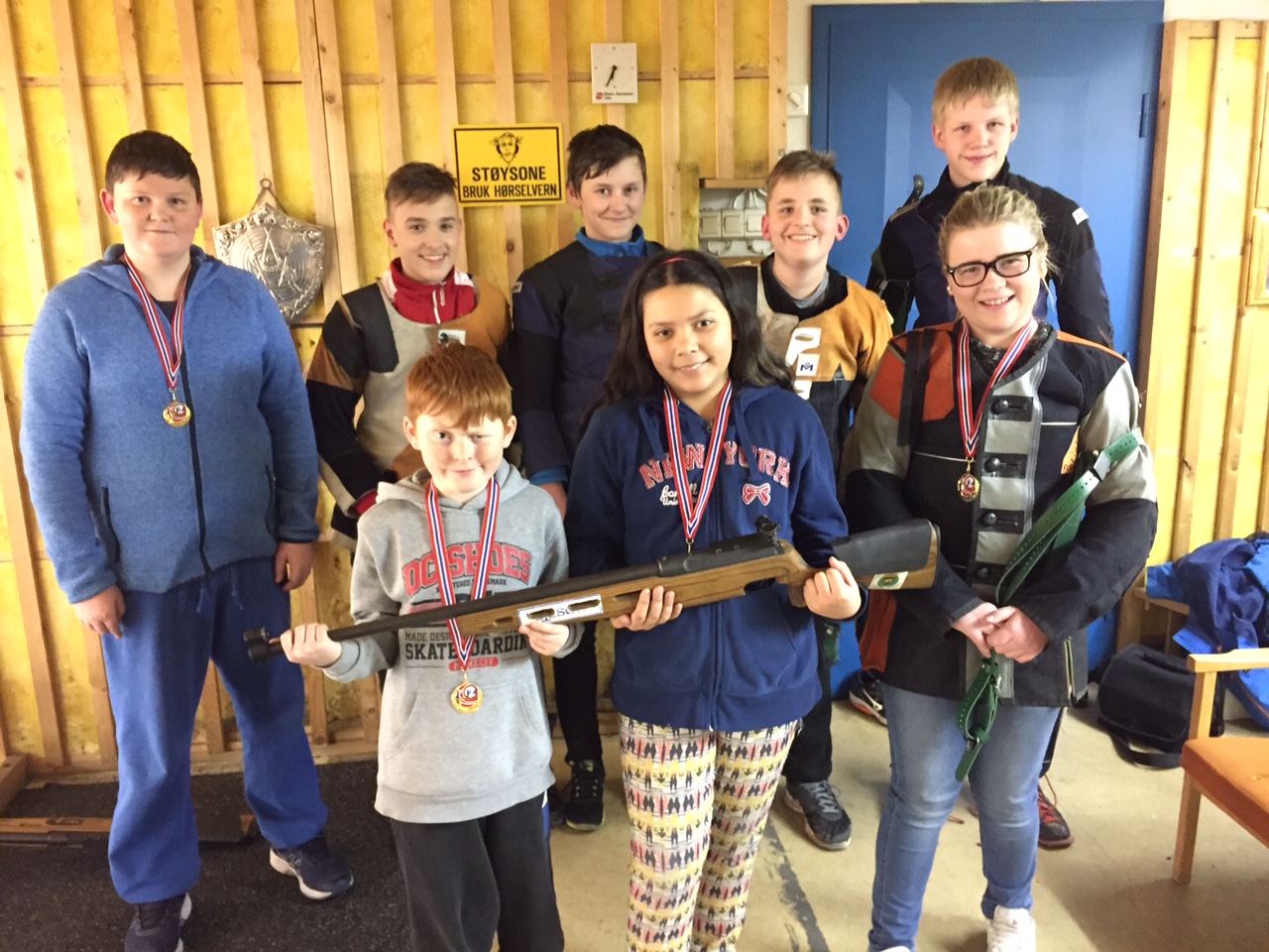 Gode prestasjoner av ungdommene