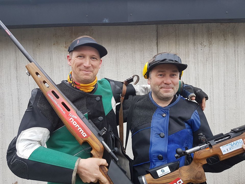 Nr 1 Kim Johan Vemmelvik og nr 3 Tor Arnfinn Homme, begge med 348