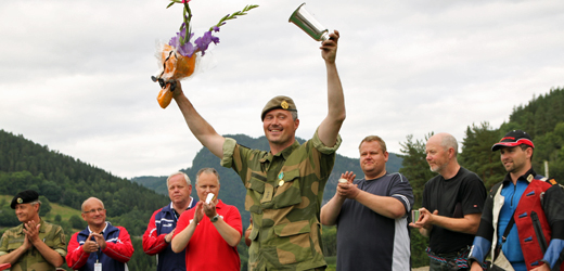 Norgesmester i Stangskyting - LS 2012 - Nils Bernt Rinde med 28 treff