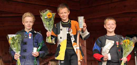 Mester i feltskytingen for klasse Rekrutt - Herman H. Uglum - 42/10