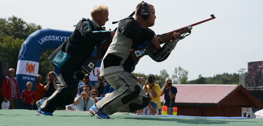 Stang- og felthurtigskyting er DFS sine fremste "action-øvelser"